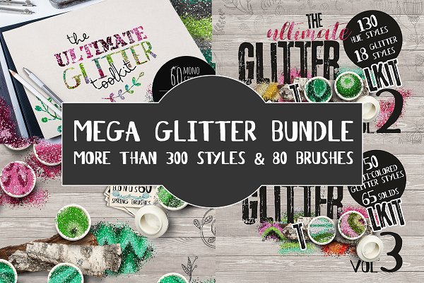 Download MEGA Glitter Bundle