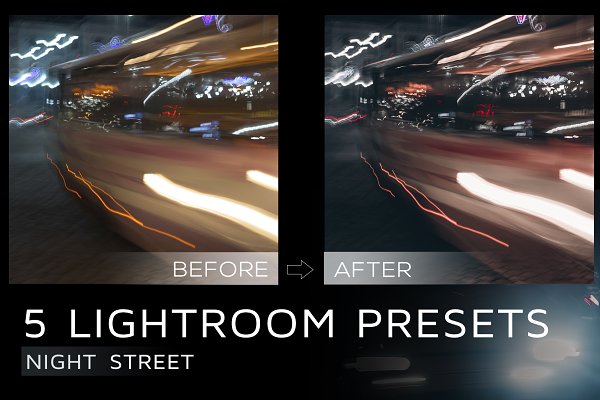 Download 5 Lightroom presets for dark night
