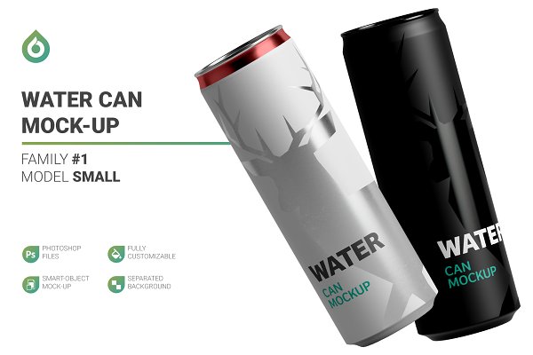 Download Water Can Mockup