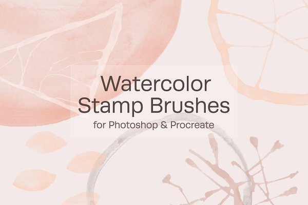 Download Watercolor Stamp Brushes