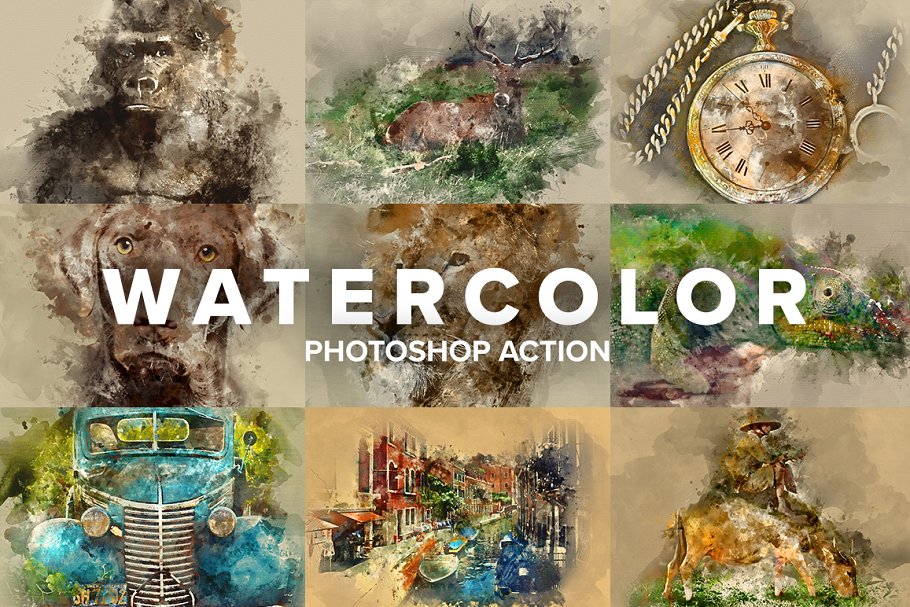 Download Watercolor Photoshop Action