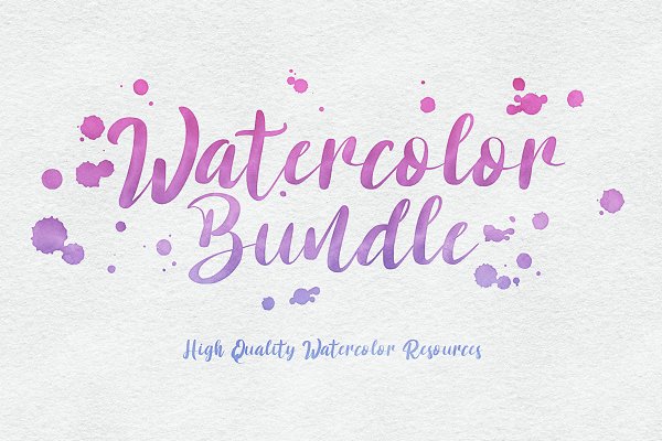 Download Huge Watercolor Bundle