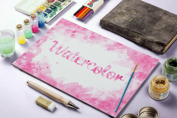 Download Watercolor Photoshop&Vector brushes