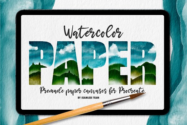 Download Watercolor Paper for ProCreate