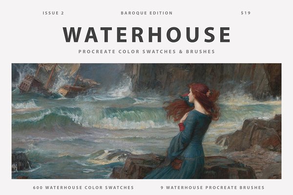 Download Waterhouse's Art Procreate Brushes