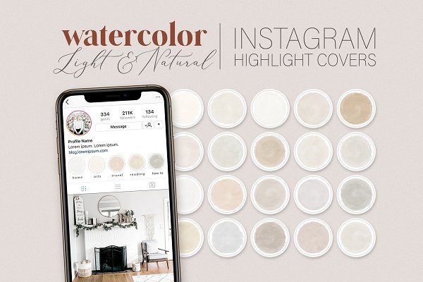 Download Natural Instagram Cover Icons