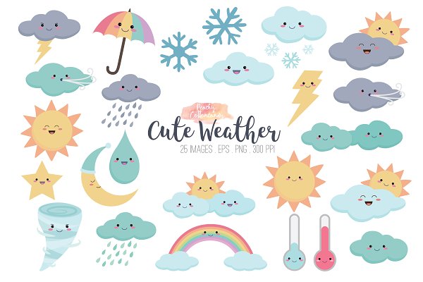 Download Kawaii Weather Clipart