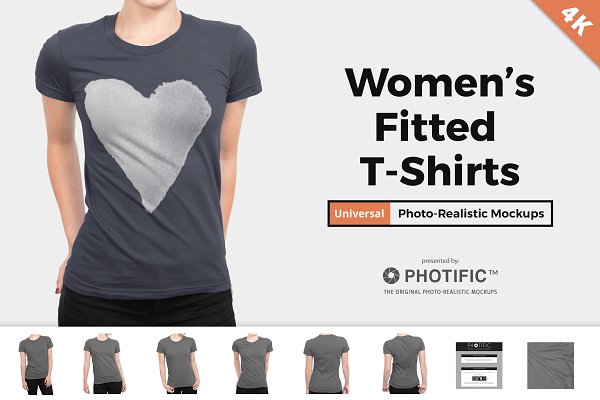 Download Women's T-Shirt Apparel Mockups