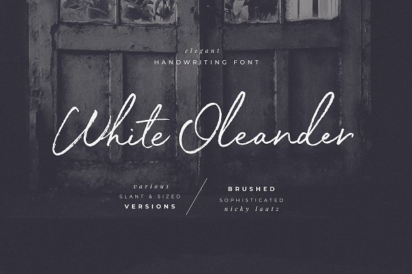 Download White Oleander Handwritten Font