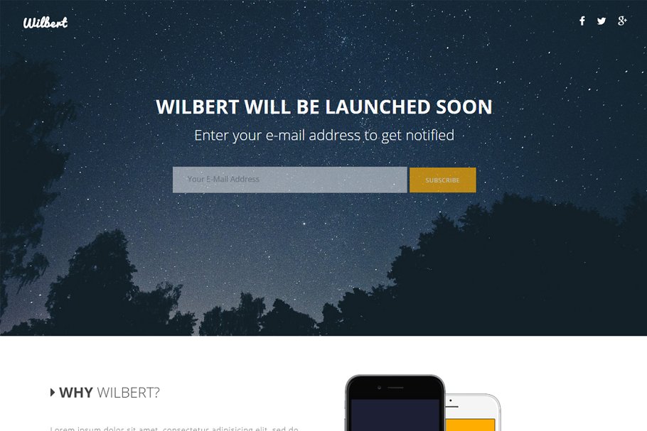 Download Wilbert - App Landing Page