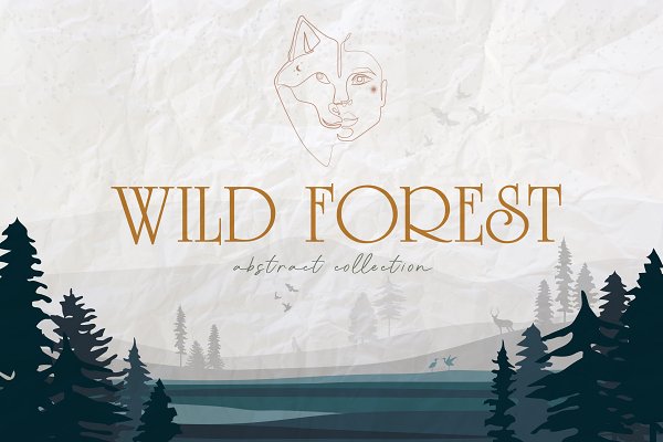 Download Wild Forest abstract collection