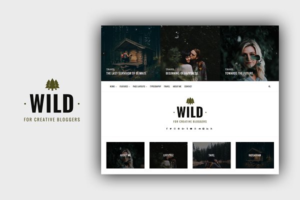 Download Wild - A Responsive Wordpress Theme