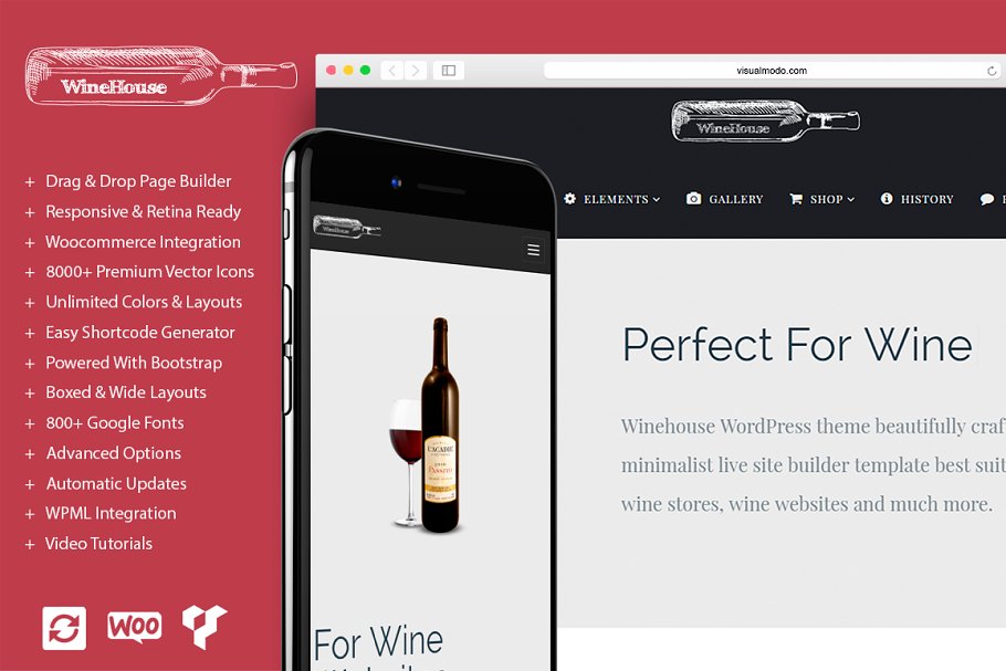 Download WineHouse WordPress Theme