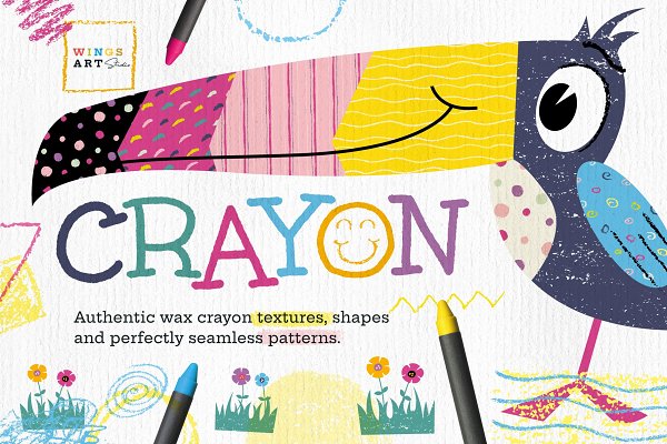 Download Wax Crayon Textures and Patterns