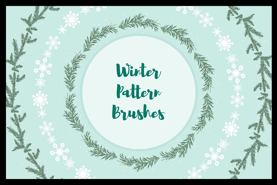 Download Winter Pattern Brushes