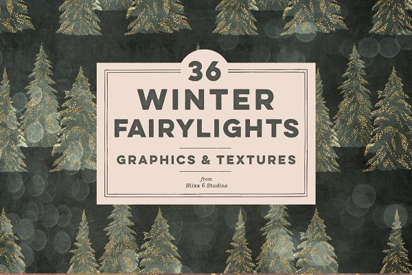 Download 36 Winter Fairy Lights Gold
