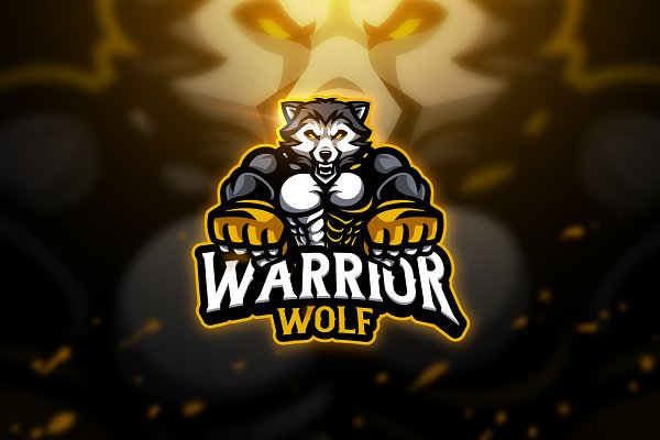 Download Wolf warrior - Mascot & Esport Logo