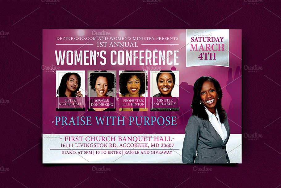 Download Women's Conference Flyer Template