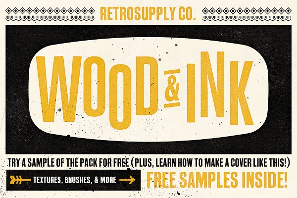 Download Wood & Ink | Texture Pack [FREEBIES]