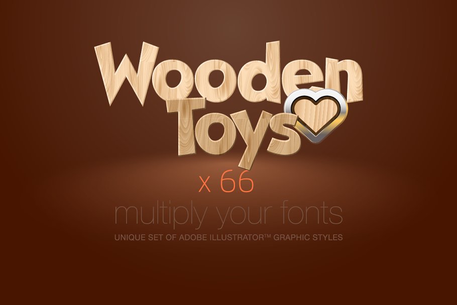 Download AI CS5 graphic styles Wooden