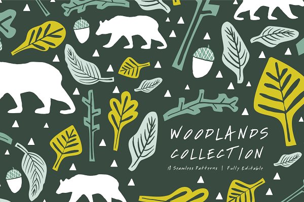 Download Woodlands | Seamless Patterns