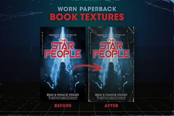 Download Worn 80s Paperback Book Textures