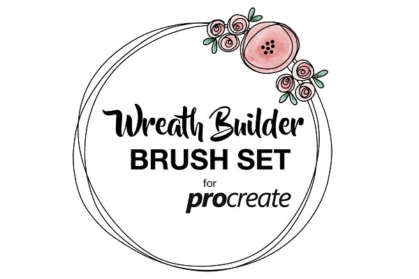 Download Wreath Builder Brush Set Procreate