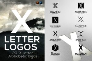 Download 20 "X" Letter Alphabetic Logos