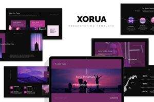 Download Xorua : Purple Color Keynote