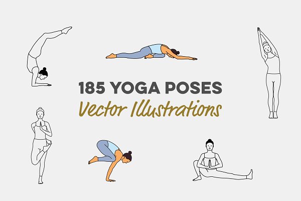 Download 185 Yoga Poses