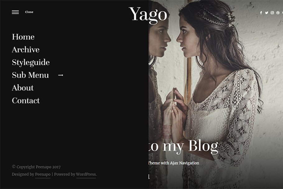 Download Yago - Simple WordPress Blog Theme