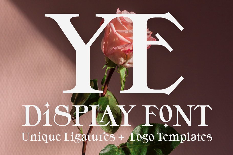 Download YE: Bold Display Font + Logos