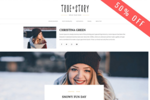 Download True Story - Personal Blog Theme