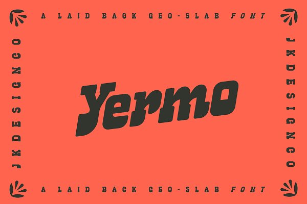 Download Yermo - A Laid Back Geo-Slab Font