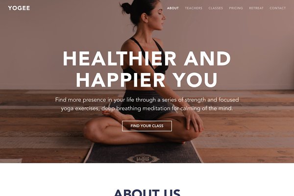 Download Yogee Yoga Meditation HTML Template