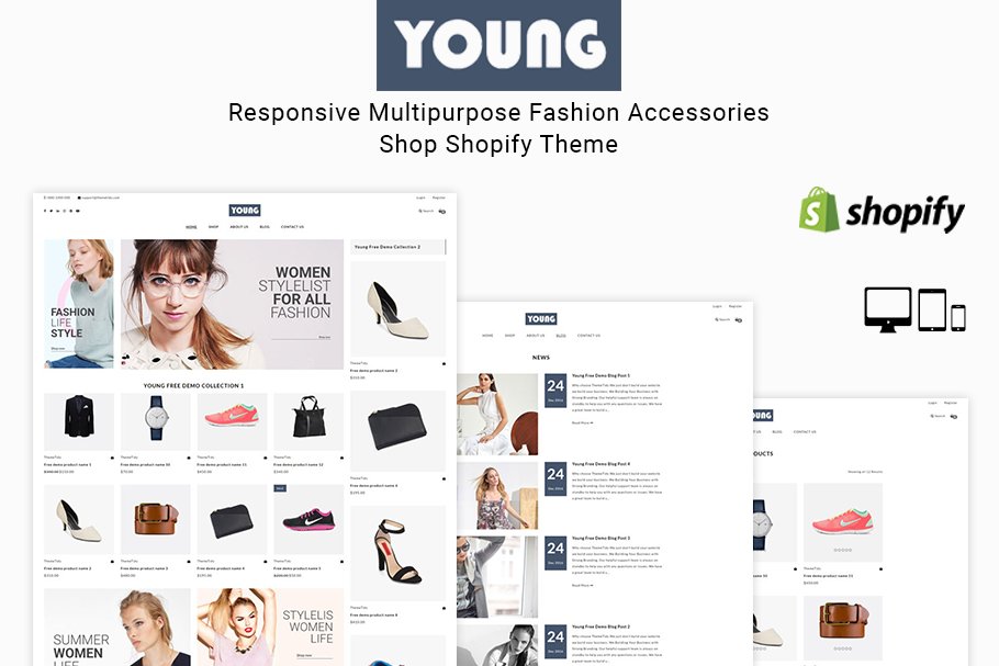 Download Young Fashion Shop Shopify Theme