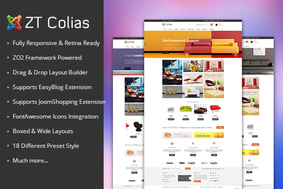 Download ZT Colias ecommerce joomla template