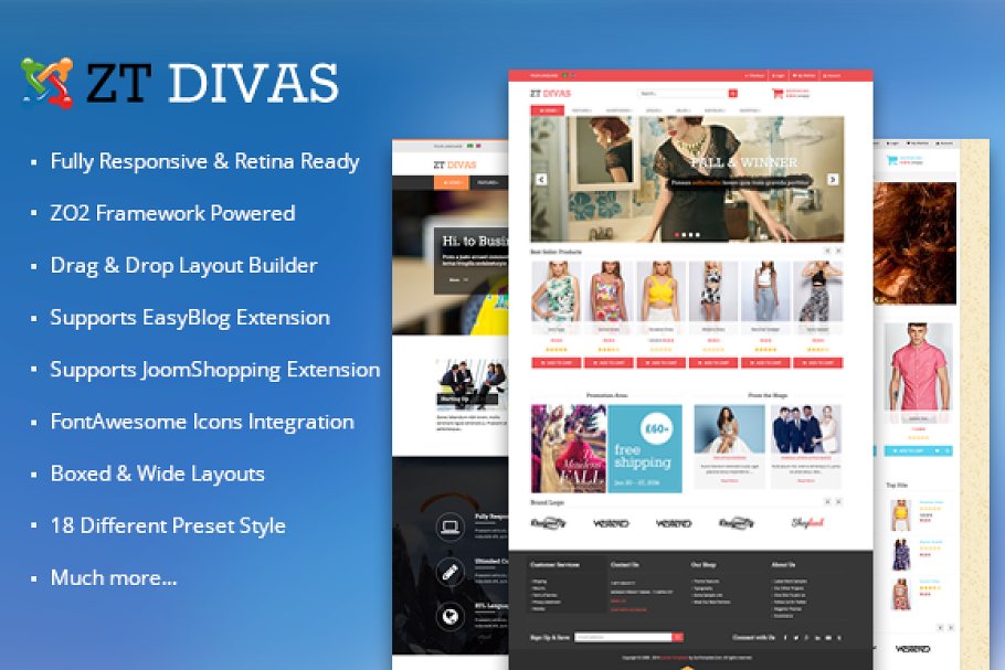 Download ZT Divas multipurpose template