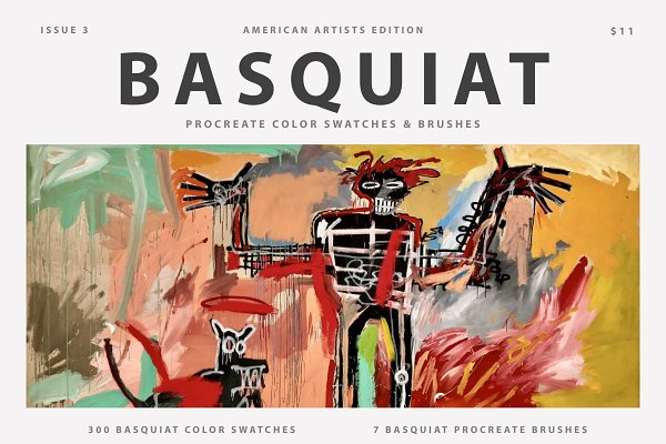 Download Basquiat's Art Procreate Brushes