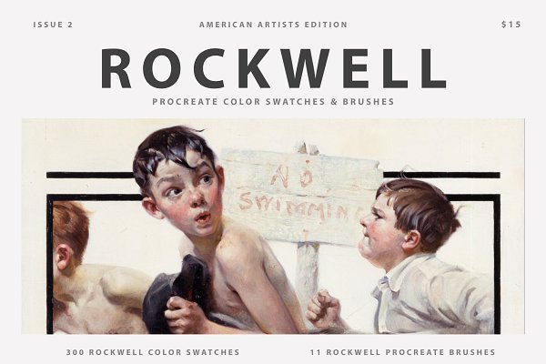 Download Rockwell's Art Procreate Brushes