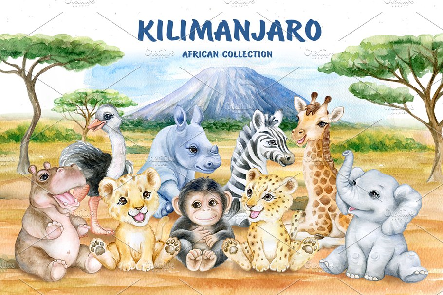 Download Kilimanjaro. African babies