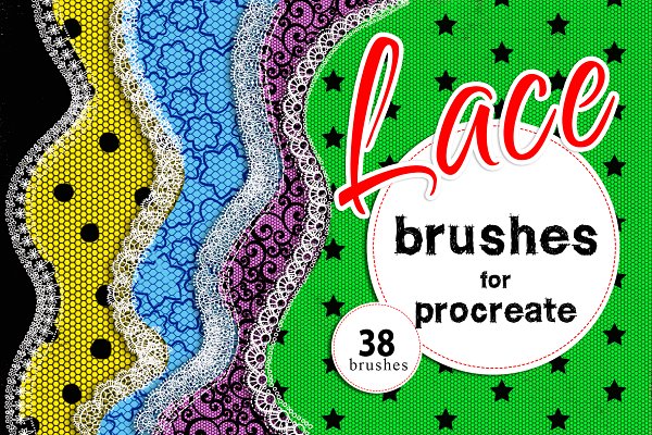 Download lace Procreate Brush Set