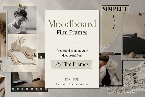 Download 75 Film Frames Moodboard